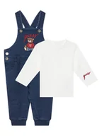 Bluzki damskie - Guess Komplet bluzka i spodnie I5YG10 K6YW1 Biały Regular Fit - miniaturka - grafika 1