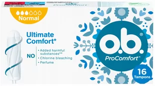 Tampony o.b. Pro Comfort Normal Tampons 16 szt (3574660240009) - Tampony - miniaturka - grafika 1