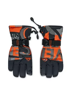 Rękawice narciarskie - Quiksilver Quiksilver Mission Gloves Youth, czarny/pomarańczowy M | 6,5 2021 Rękawice narciarskie EQBHN03030-NZE6-M - grafika 1