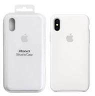 Etui i futerały do telefonów - APPLE Etui Silicone Case do iPhone X Biały MQT22ZM/A MQT22ZM/A - miniaturka - grafika 1