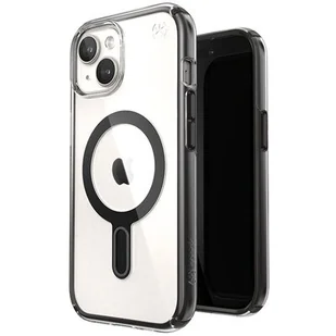 Speck Presidio Perfect-Clear ClickLock & Magsafe do iPhone 15 / iPhone 14 / iPhone 13 (Clear / Frosted Black / Slate Grey) - Etui i futerały do telefonów - miniaturka - grafika 3
