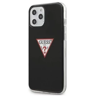 Guess GUHCP12MPCUCTLBK iPhone 12 6,1" Max/Pro czarny/black hardcase Triangle Collection - Etui i futerały do telefonów - miniaturka - grafika 2