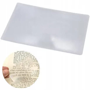 Lupa Do Czytania Soczewka Fresnela 13,5X9,5 Karta - Mikroskopy i lupy - miniaturka - grafika 1