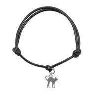 Bransoletki - Bransoletka kotek stal chirurgiczna regulowana / JG. Projekt - miniaturka - grafika 1