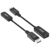 Adaptery i przejściówki - Redukcja Club3D DisplayPort 1.4/HDMI 4K, aktivní (CAC-1088) Czarna - miniaturka - grafika 1