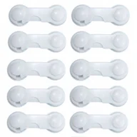 Zabezpieczenia dla dzieci - ZABEZPIECZENIA SZAFEK BLOKADA DO SZUFLAD DRZWI MEBLI - ZESTAW 10 SZT. - miniaturka - grafika 1