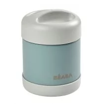 Beaba Pojemnik termos obiadowy ze stali nierdzewnej z hermetycznym zamknięciem 300 ml light mist/eucalyptus green - Lunch boxy - miniaturka - grafika 1