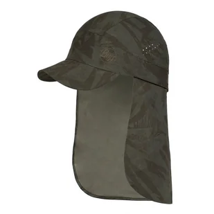 Czapka składana z osłoną Buff Pack Sahara Cap Açai Khaki - Czapki i chusty sportowe męskie - miniaturka - grafika 1