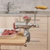 Maszynki do mięsa - Maszynka do mielenia mięsa De Gusto 5 srebrny/szary 0 W - miniaturka - grafika 1