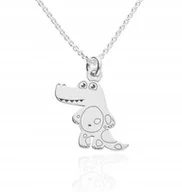 Biżuteria dla dzieci - Naszyjnik dziecięcy krokodyl srebro 925 50 cm - miniaturka - grafika 1