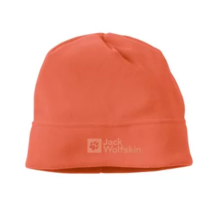 Czapka polarowa Jack Wolfskin REAL STUFF BEANIE guave - Czapki damskie - miniaturka - grafika 1