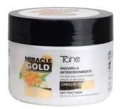 Maski do włosów - Tahe Miracle Gold, wygładzająca maska do włosów grubych i puszących się, 300ml - miniaturka - grafika 1
