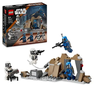 LEGO STAR WARS 75373 KLOCKI GWIEZDE WOJNY Pakiet bitewny Mandalorian Ambush - Klocki - miniaturka - grafika 1