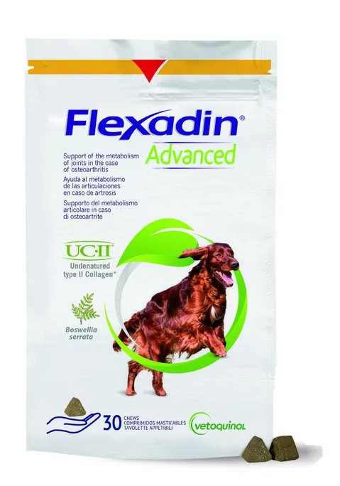 Flexadin Advanced dla psa Suplement diety Mięsne kąski 30szt