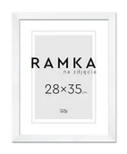 Ramki na zdjęcia - Ramka na zdjęcia 28x35 cm Biała - miniaturka - grafika 1