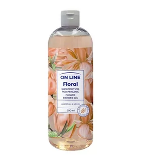 On Line Floral Żel pod Prysznic Magnolia i Melon 500ML - Kosmetyki do kąpieli - miniaturka - grafika 1