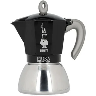 Bialetti Kawiarka kawiarka New Moka Induction 6tz czarna - Zaparzacze i kawiarki - miniaturka - grafika 1