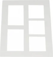 Ramki na zdjęcia - Ramka Focus Focus Passepartout Collage 30x40 White - miniaturka - grafika 1