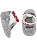 Buty dla dziewczynek - Juddlies Designs JU-JUD63002 buty dziecięce, kolekcja chat, szary/czerwony - miniaturka - grafika 1