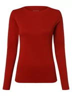 Koszulki i topy damskie - brookshire - Damska koszulka z długim rękawem, czerwony - miniaturka - grafika 1