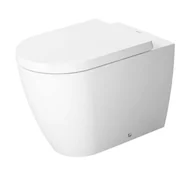 Miski WC - Duravit ME by Starck - Stojąca toaleta, odpływ tylny, z HygieneGlaze, biały/biały matowy 2169099000 - miniaturka - grafika 1