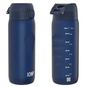 Butelki filtrujące - ION8 Granatowa butelka na wodę z miarką motywacyjną 750 ml - miniaturka - grafika 1