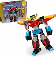 Roboty dla dzieci - LEGO 3 w 1 - Super Robot, Samolot lub Smok (31124) KLOCKI PREZENT - miniaturka - grafika 1