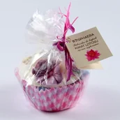 Pozostałe kosmetyki - BOSPHAERA BOSPHAERA Babeczka do kąpieli Kwiat lotosu 35 g - miniaturka - grafika 1