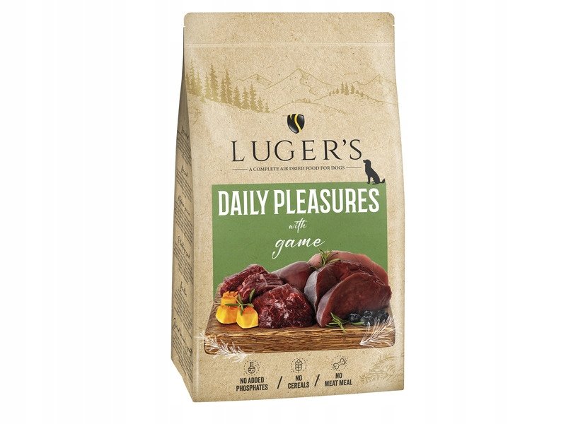 Karma dla psa suszona LUGER'S Daily Pleasures Dziczyzna 9 kg