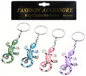 Breloki - BRELOK JASZCZURKA METALOWY 12 SZTUK - miniaturka - grafika 1