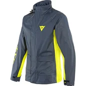 Odzież motocyklowa - Kurtka Dainese Storm 2 Unisex Jacket, Wodoodporna kurtka motocyklowa, dla mężczyzn i kobiet, czarno-irysowa/fluorescencyjna żółta, XL - miniaturka - grafika 1