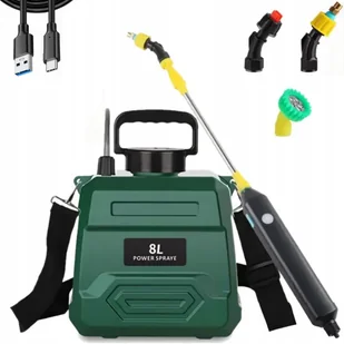 Lekki Opryskiwacz Ogrodowy Akumulatorowy Na Ramię Elektryczny na USBC 8L - Opryskiwacze Lekki Opryskiwacz Ogrodowy Akumulatorowy Na Ramię Elektryczny na USBC 8L - Opryskiwacze - miniaturka - grafika 1