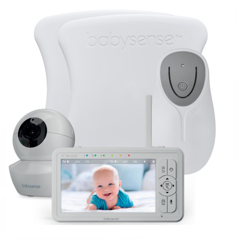 Niania Video Babysense HDS2 + Monitor oddechu Babysense 8 nowej generacji (Wyrób medyczny)