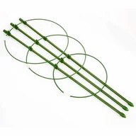 Pozostałe akcesoria do uprawy roślin - Podpora ogrodowa do roślin pierścieniowa 100 cm zielona - miniaturka - grafika 1