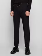 Spodnie męskie - BOSS Spodnie materiałowe Banks1-Spw-Z 50444546 Czarny Slim Fit - miniaturka - grafika 1