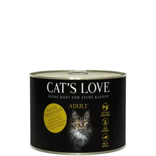 Cats Love Mix Kalb & Truhahn - cielęcina i indyk z olejem lnianym i kocimiętką 200 g - Mokra karma dla kotów - miniaturka - grafika 1