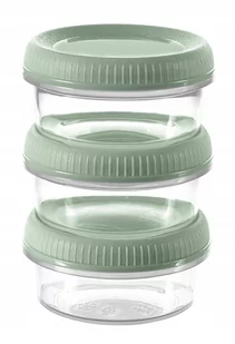 Pojemnik na żywność Curver Smart To Go Eco Line 3 x 0,15L - Pojemniki kuchenne - miniaturka - grafika 1
