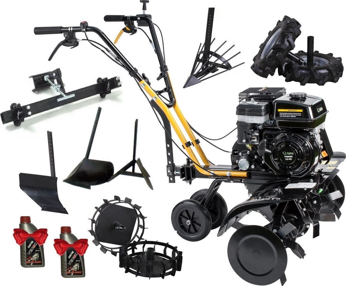 Cedrus GL01 Glebogryzarka Spalinowa + 9-elementowy zestaw akcesoriów