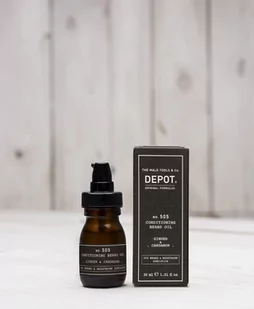 Depot Depot No 505 olejek odżywczy do brody imbir&amp;kardamon 30ml - Kosmetyki i akcesoria do pielęgnacji brody - miniaturka - grafika 1