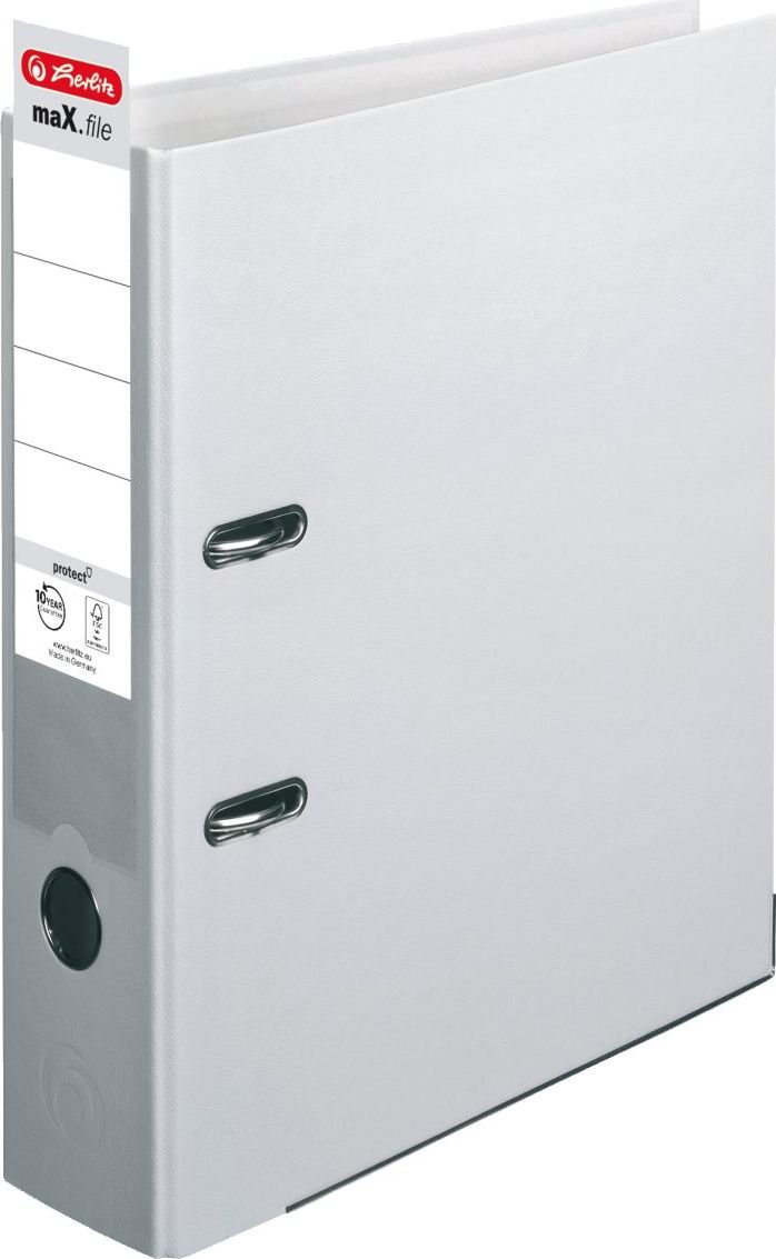 Segregator Herlitz A4 80mm szary 5480900