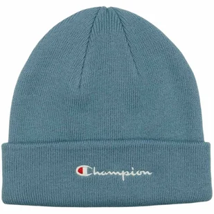 Czapka zimowa Champion Beanie Cap 806064 niebieski - Czapki męskie - miniaturka - grafika 1