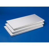 Szafy i regały magazynowe - META Dodatkowe półki FIX, 100 kg, 1000 x 400 mm 86968 + 84543 - miniaturka - grafika 1