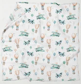 Pieluchy - PIELUCHA MUŚLINOWA KOCYK OTULACZ 120x120cm PRODUKT POLSKI - miniaturka - grafika 1