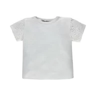 Bluzki damskie - Dziecięca Bluzka z Krótkim Rękawem, biały, rozmiar 68 - miniaturka - grafika 1