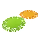 Obrusy i serwetki - Mata filcowa wielkanocna 38 x 38 cm żółty / zielony - miniaturka - grafika 1