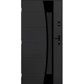 Drzwi zewnętrzne - Drzwi zewnętrzne WEZUWIUSZ antracyt 90 lewe - miniaturka - grafika 1