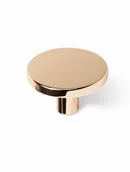 Klamki - Gałka meblowa Como Złota polerowana - miniaturka - grafika 1