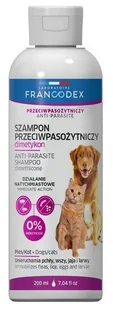 Francodex Szampon z dimetykonem przeciw pasożytom dla psa i kota 200ml [FR179618] - Szampony i odżywki dla psów - miniaturka - grafika 1