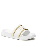 Klapki i japonki damskie - Fila Klapki Morro Bay Logo Slipper Wmn FFW0102.13069 Biały - miniaturka - grafika 1