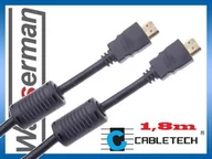 Kable - CABLETECH Kabel HDMI - HDMI1.8 m KPO3703-1.8 - miniaturka - grafika 1